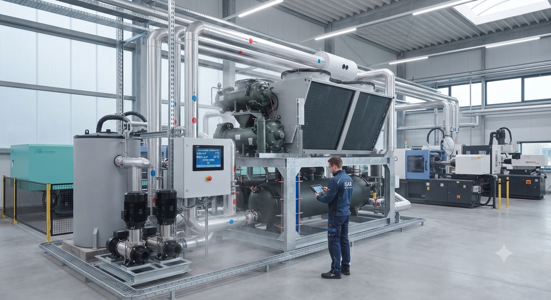 Industrielle Rohrleitungen und Wärmetauscher