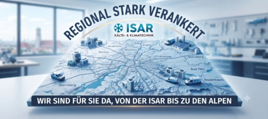 Außenansicht des Standorts von Isar Kälte in Fürstenfeldbruck