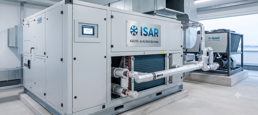 Kaltwasseranlage in einem Technikraum